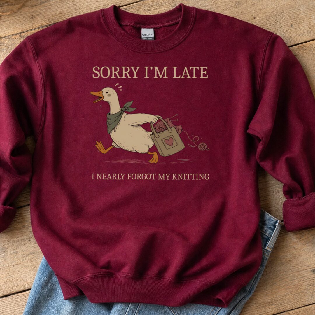 Nearly Forgot Maroon Sweatshirt.jpg