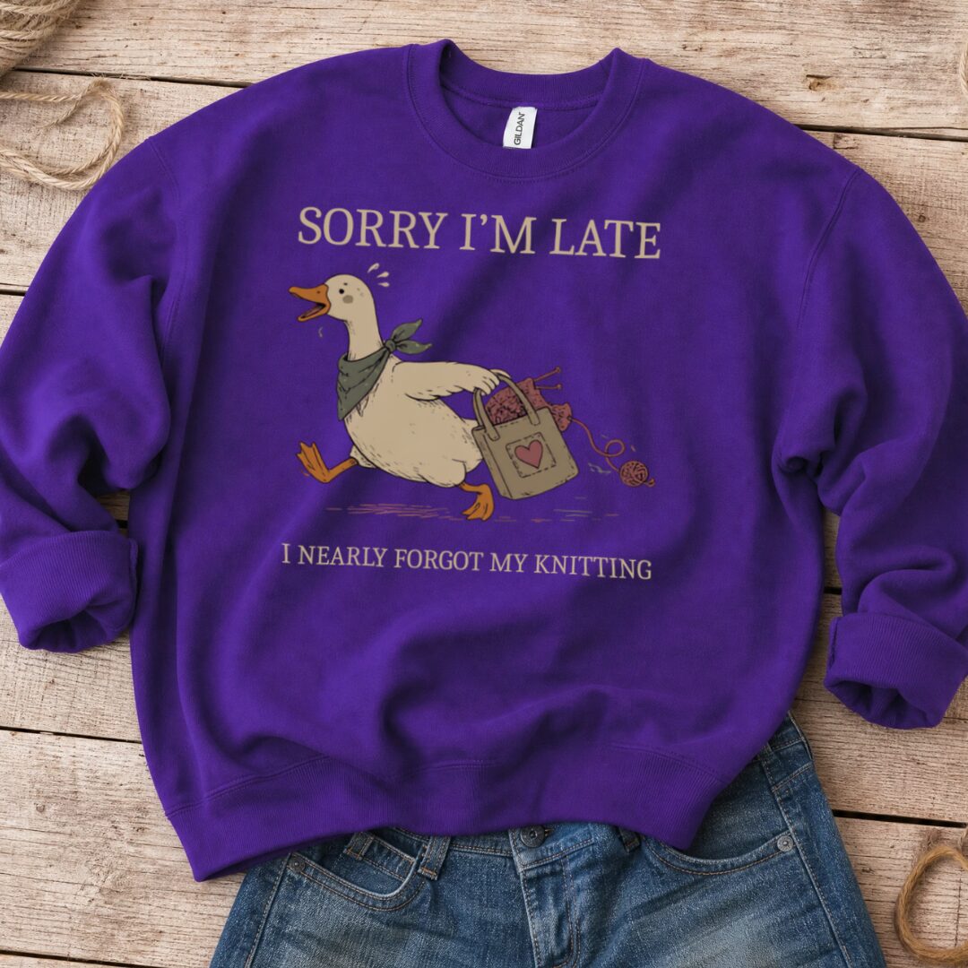 Nearly Forgot Purple Sweatshirt.jpg