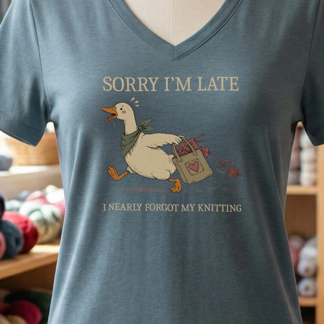 Nearly Forgot Slate V Neck.jpg