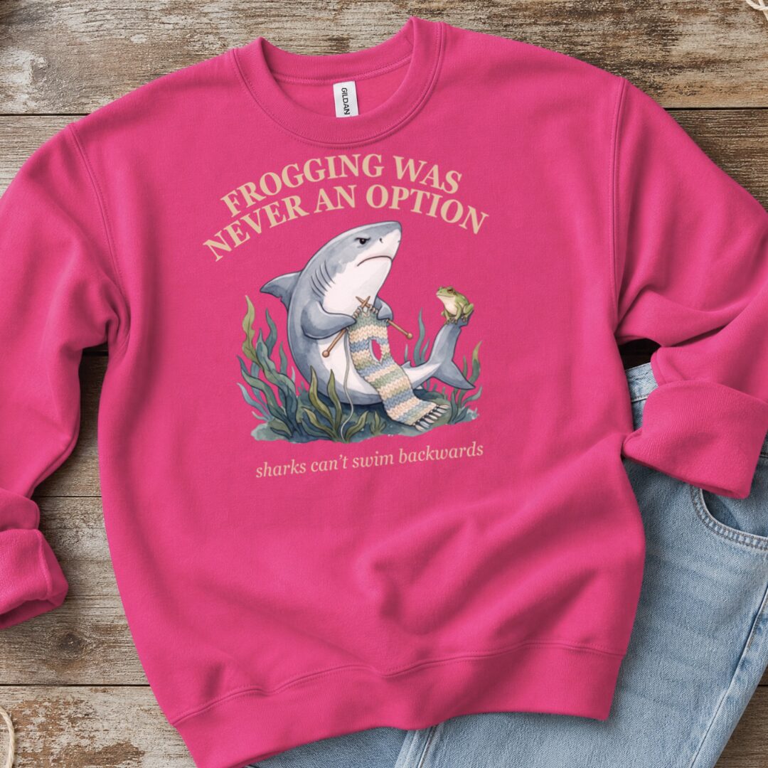 Never An Option Sweatshirt Bright Pink t-shirt