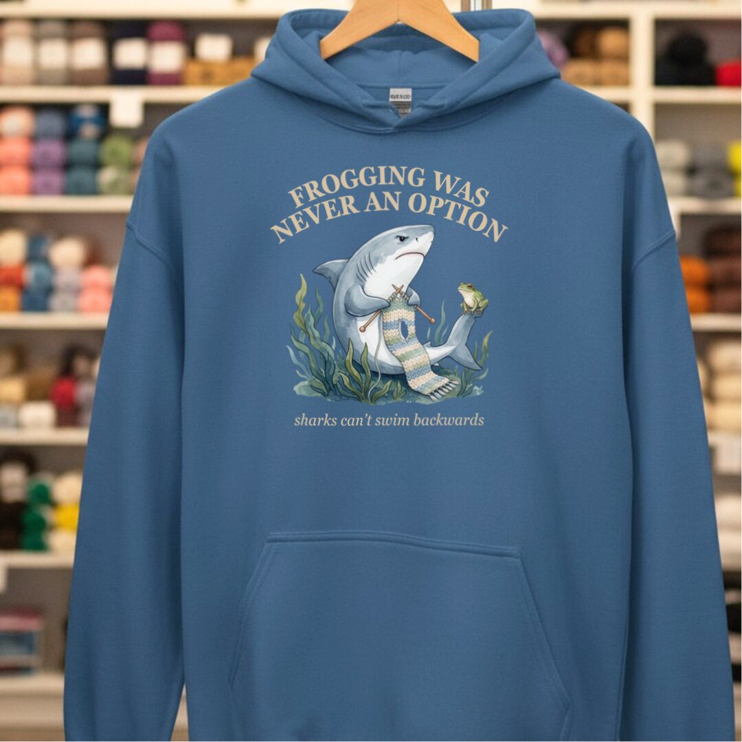 Never An Option Hoodie Indigo Blue t-shirt