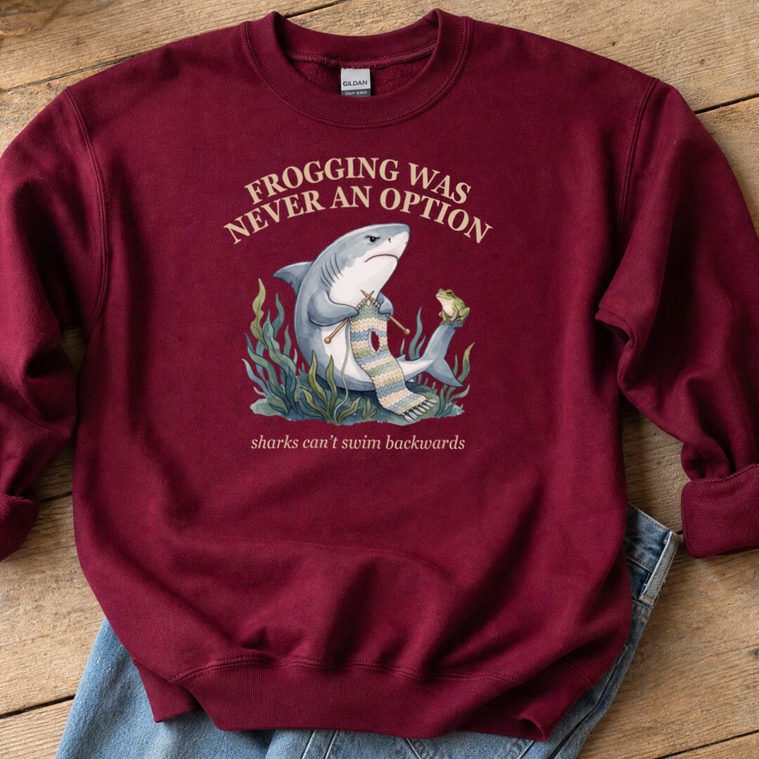 Never An Option Sweatshirt Maroon t-shirt