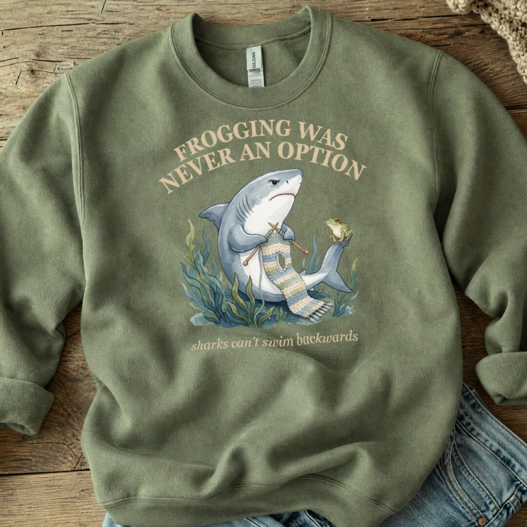 Never An Option Sweatshirt Military Green t-shirt