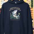 Never An Option Hoodie Navy t-shirt