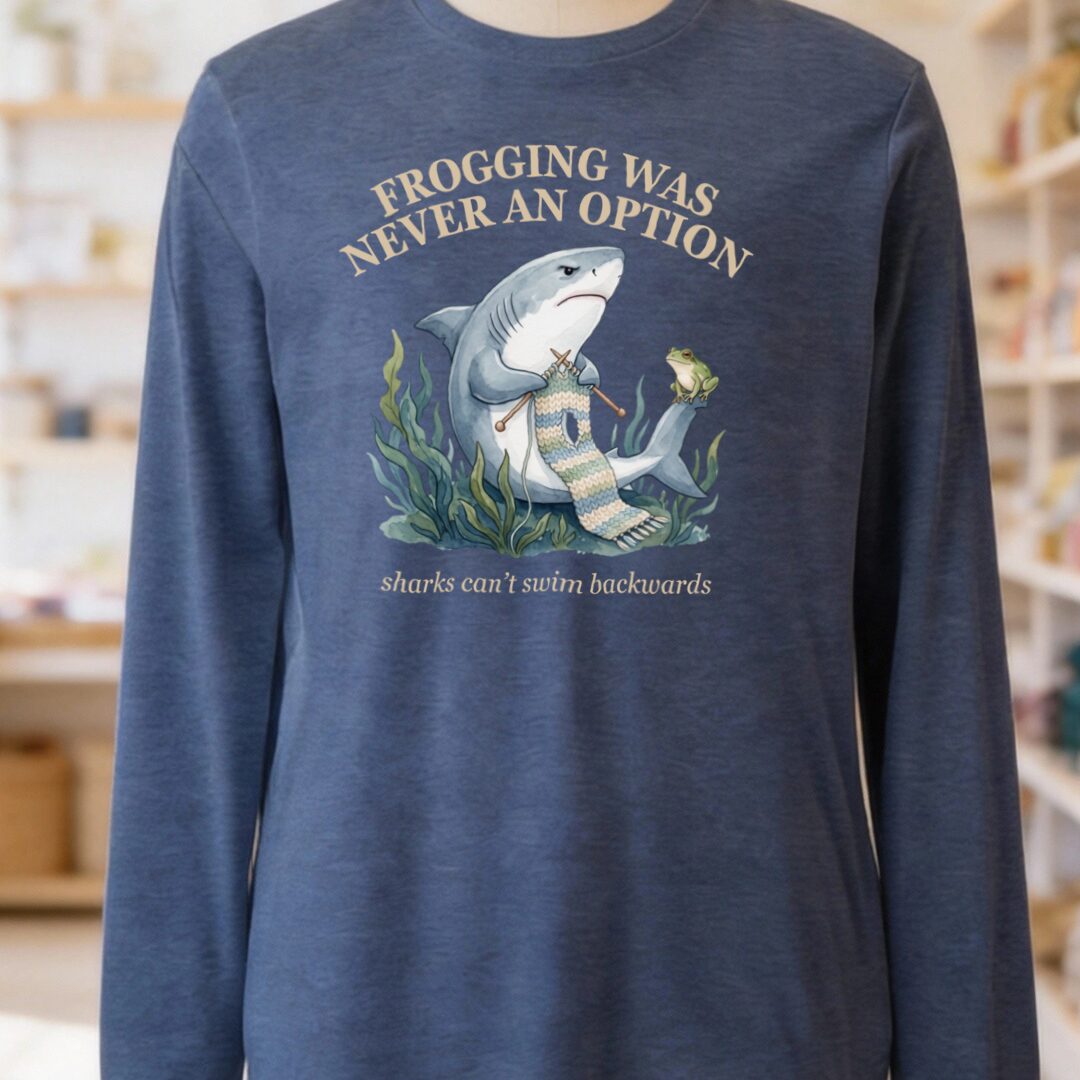 Never An Option Long Sleeve Tee Navy t-shirt