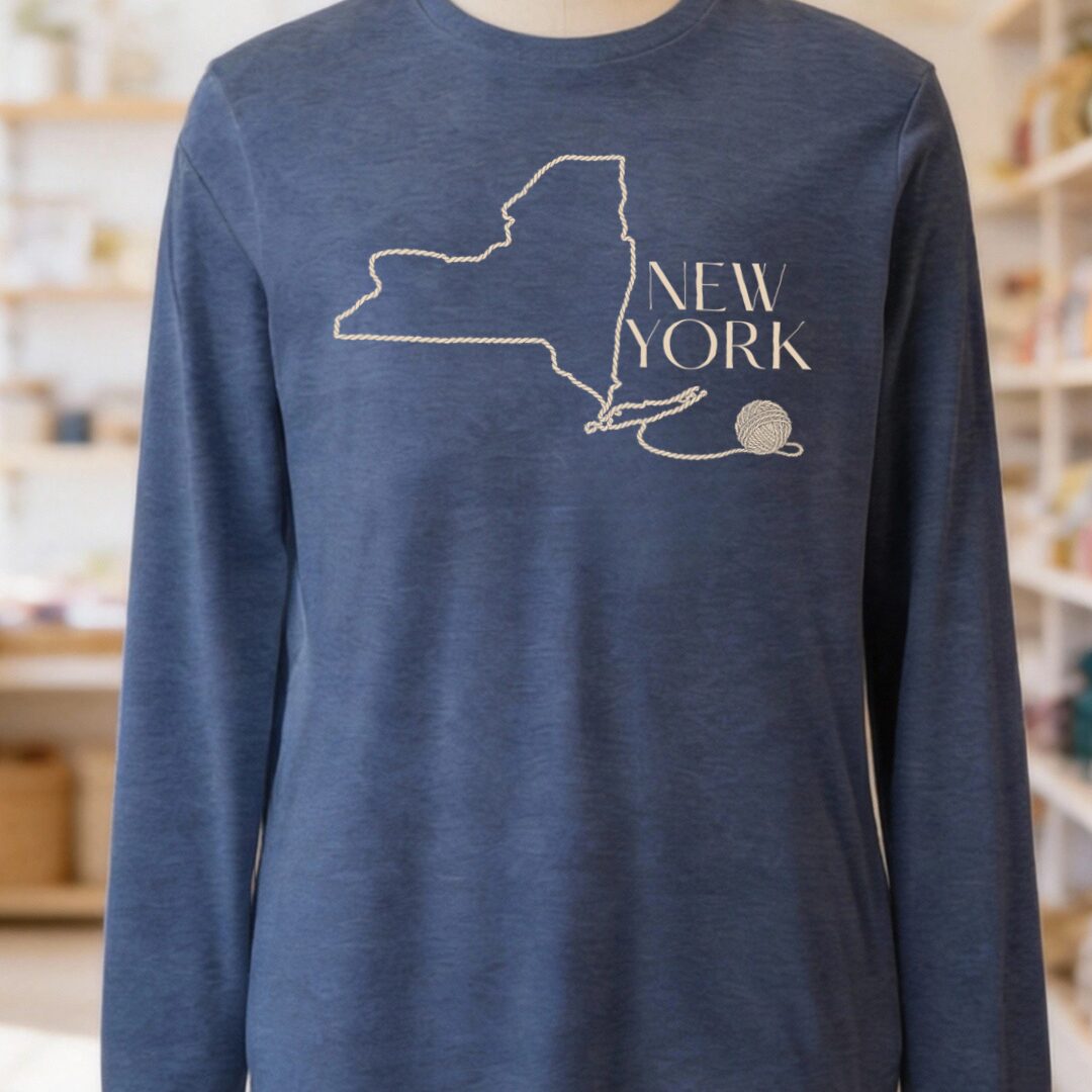 New York Heather Navy Long Sleeve Tee.jpg