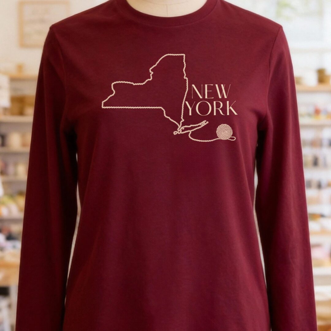 New York Maroon Long Sleeve Tee.jpg