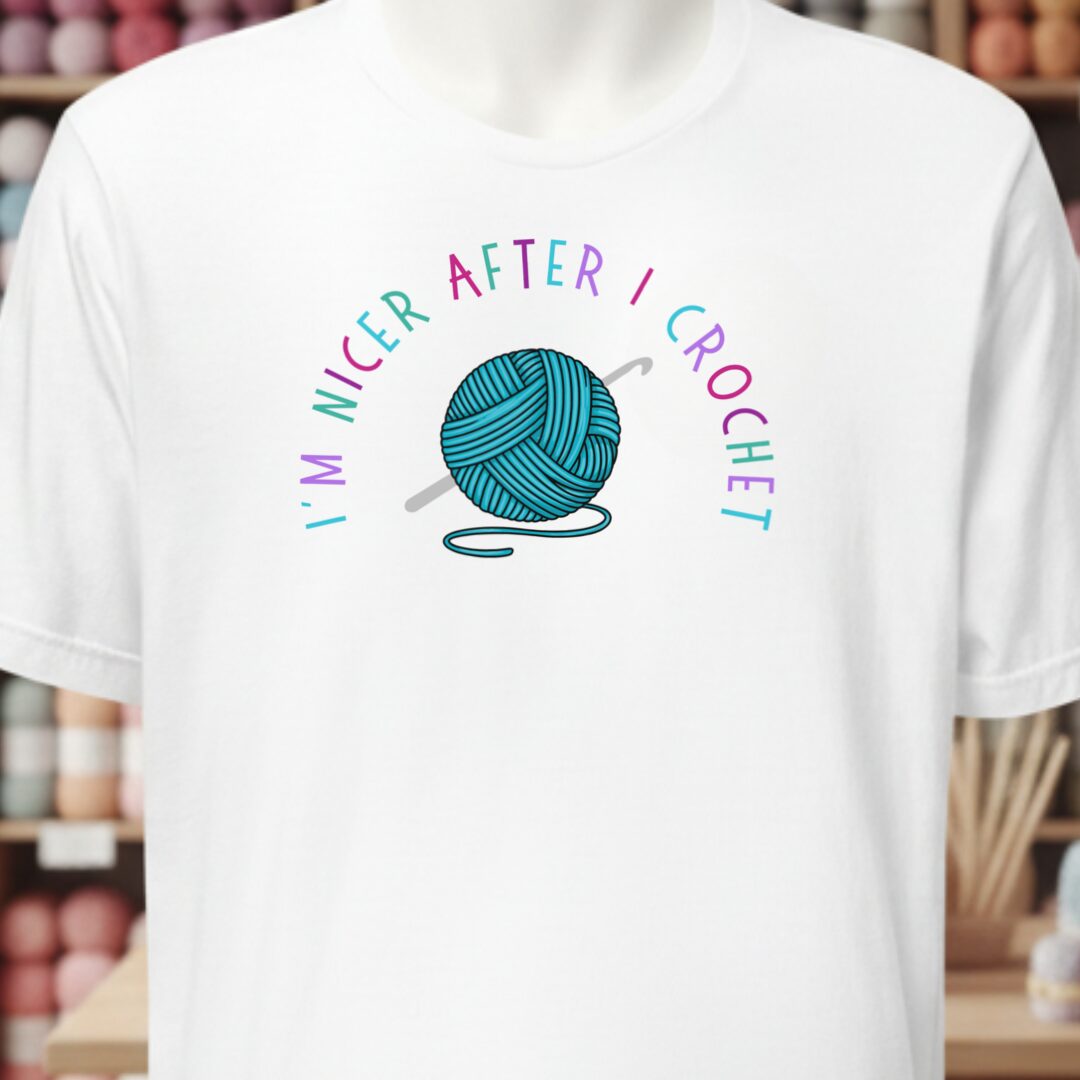 Nicer After Crochet T-Shirt White t-shirt