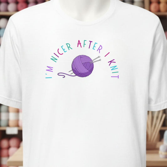 Nicer After Knit T-Shirt White t-shirt