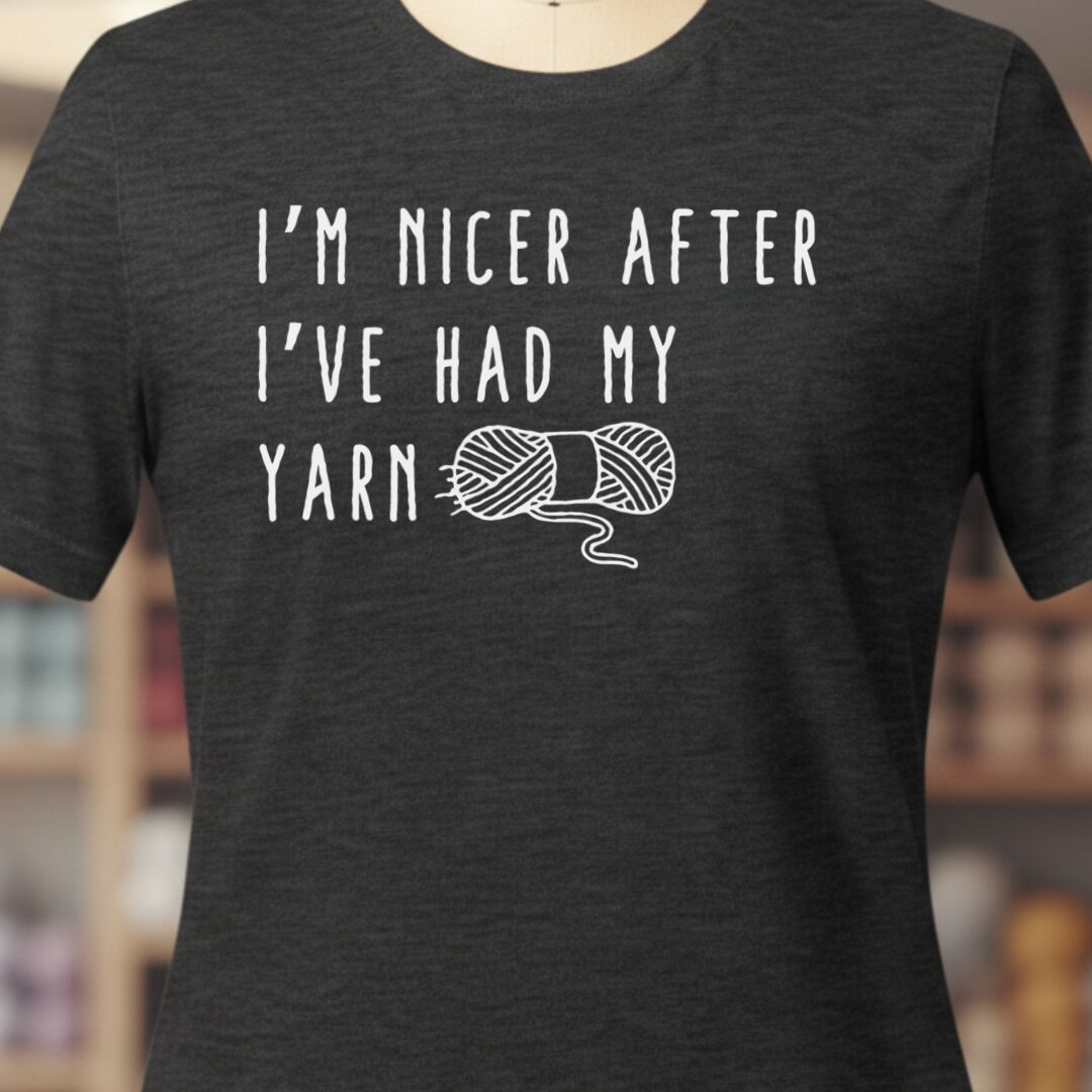 Nicer After Yarn T-Shirt Dark Grey t-shirt