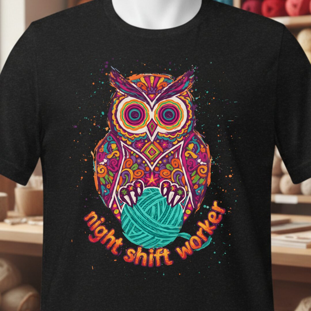 Night Shift Worker T-Shirt Black t-shirt