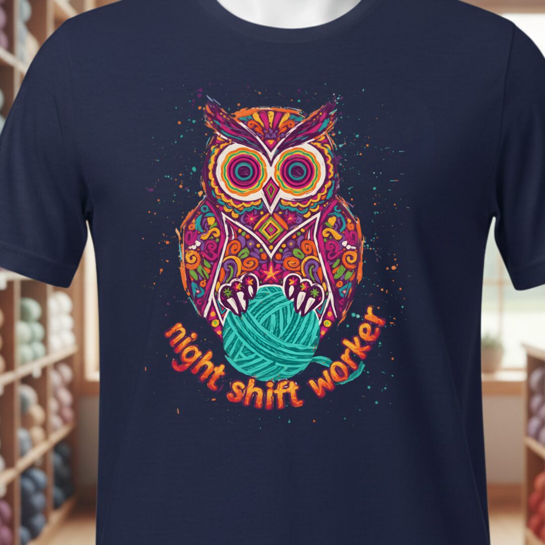 Night Shift Worker T-Shirt Navy t-shirt