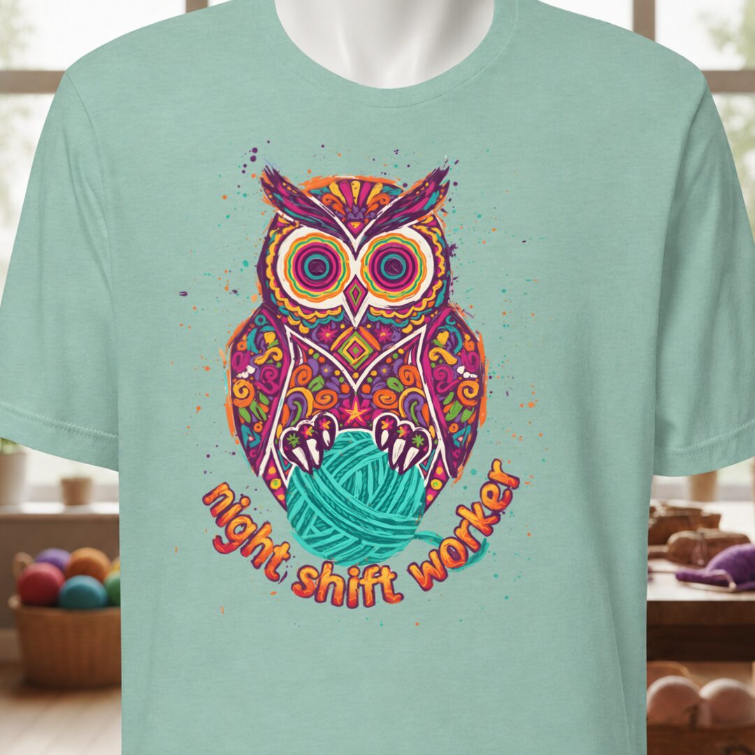 Night Shift Worker T-Shirt Sea Breeze t-shirt