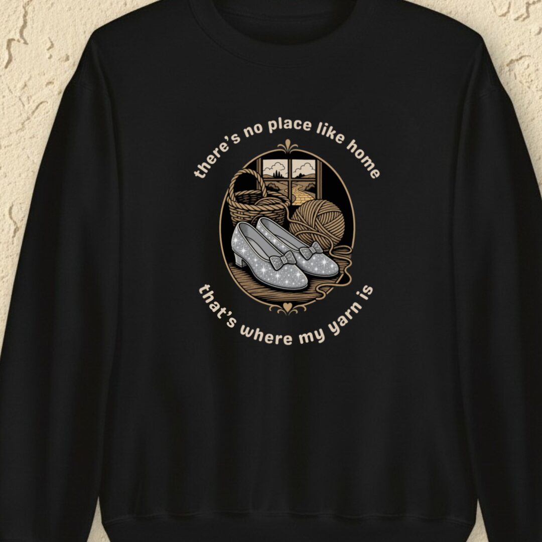 No Place Like Home Black Sweatshirt.jpg