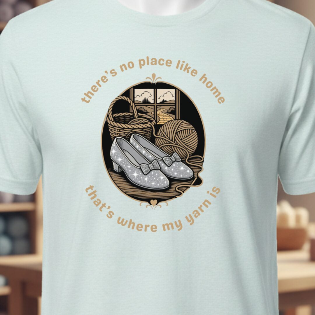 No Place Like Home Ice Blue T-Shirt.jpg