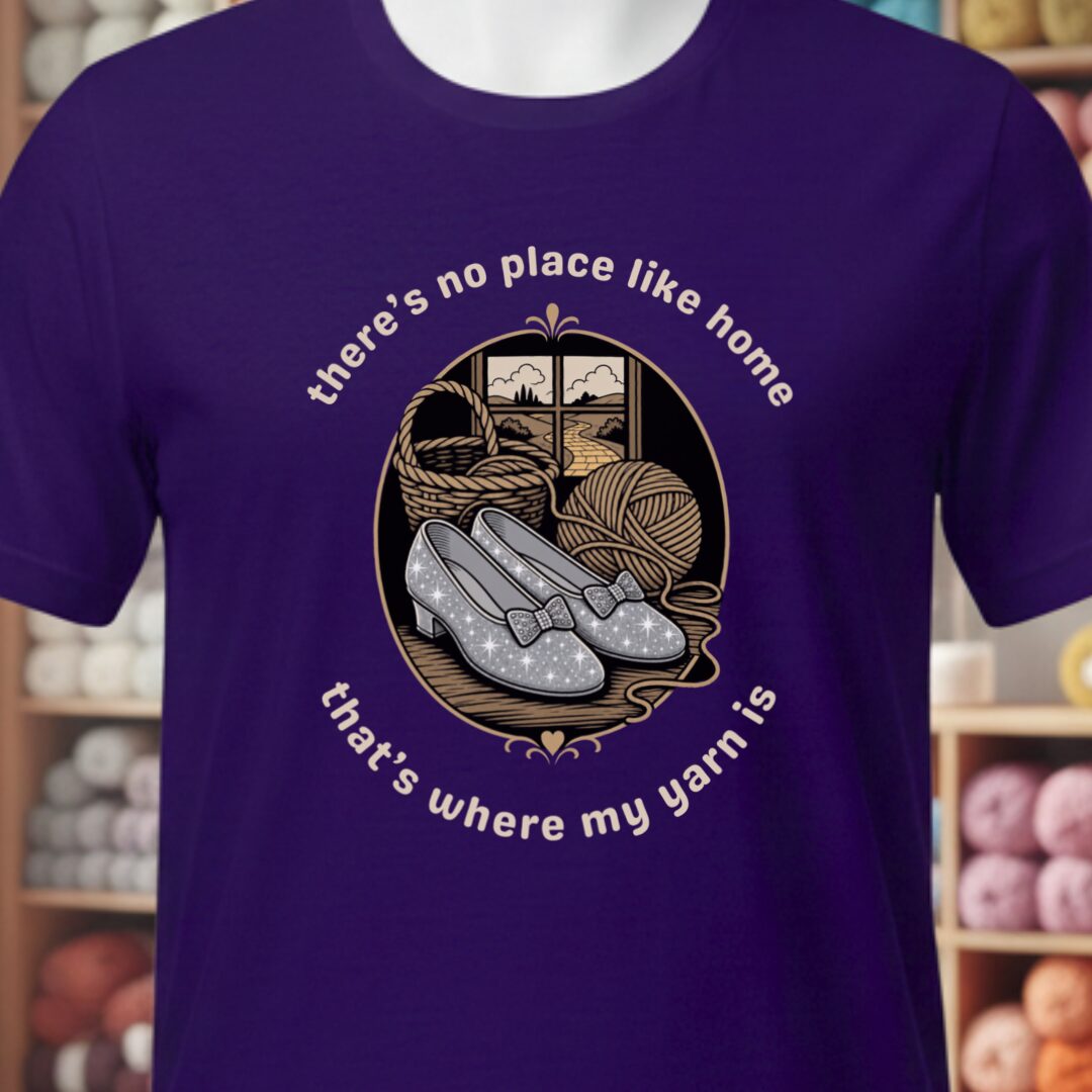 No Place Like Home T-Shirt Purple t-shirt