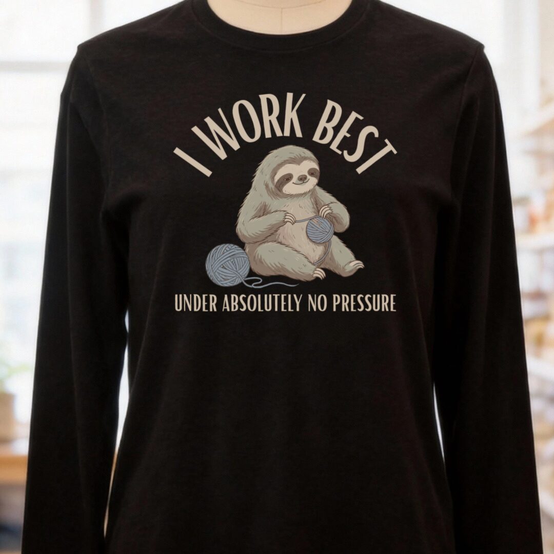No Pressure Black Long Sleeve Tee.jpg