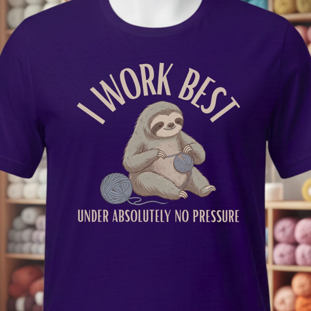 No Pressure Purple T-Shirt.jpg