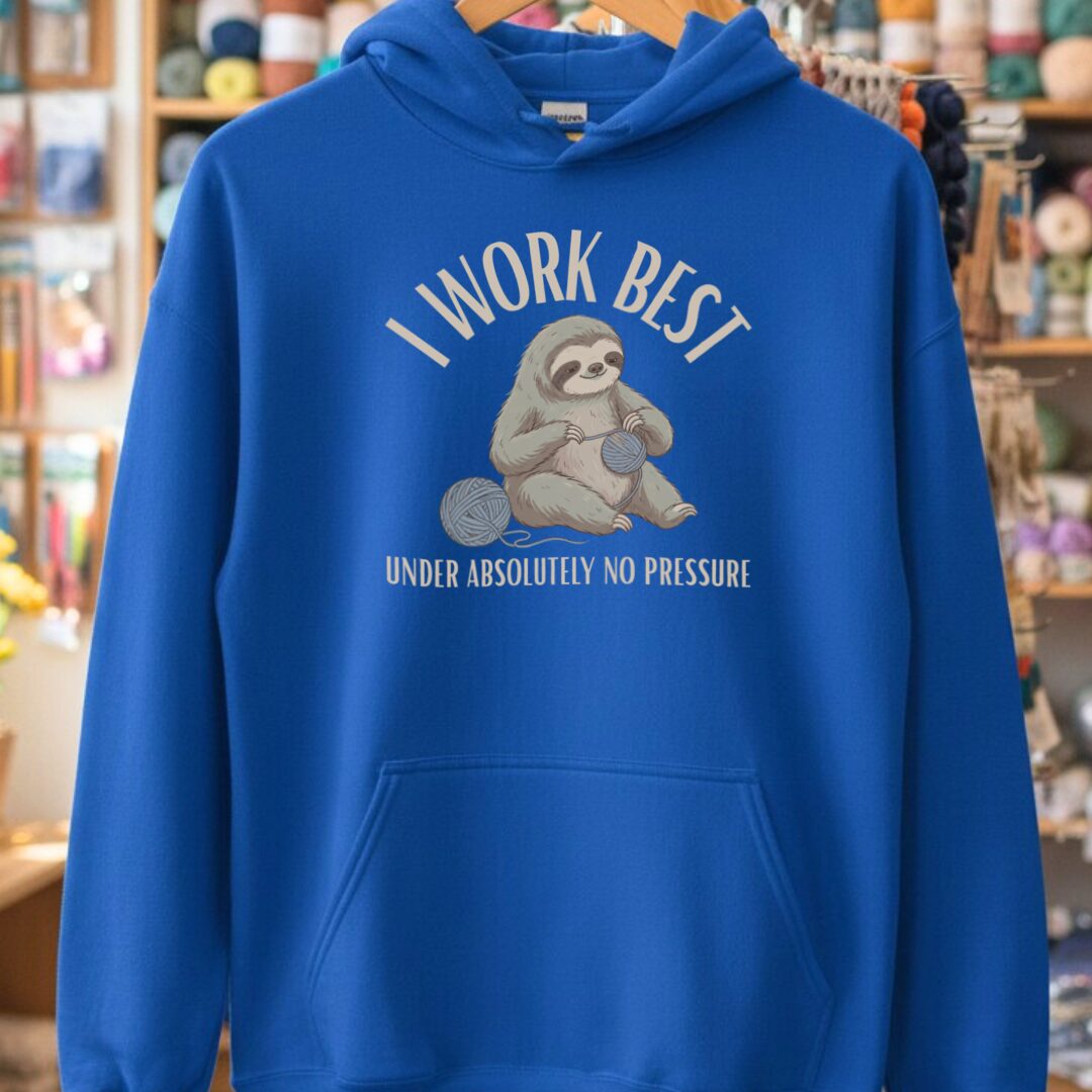 No Pressure Royal Hoodie.jpg