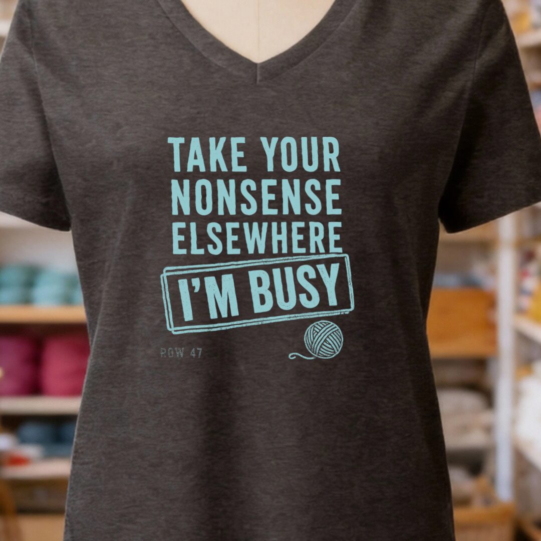 Nonsense Dark Grey V Neck.jpg
