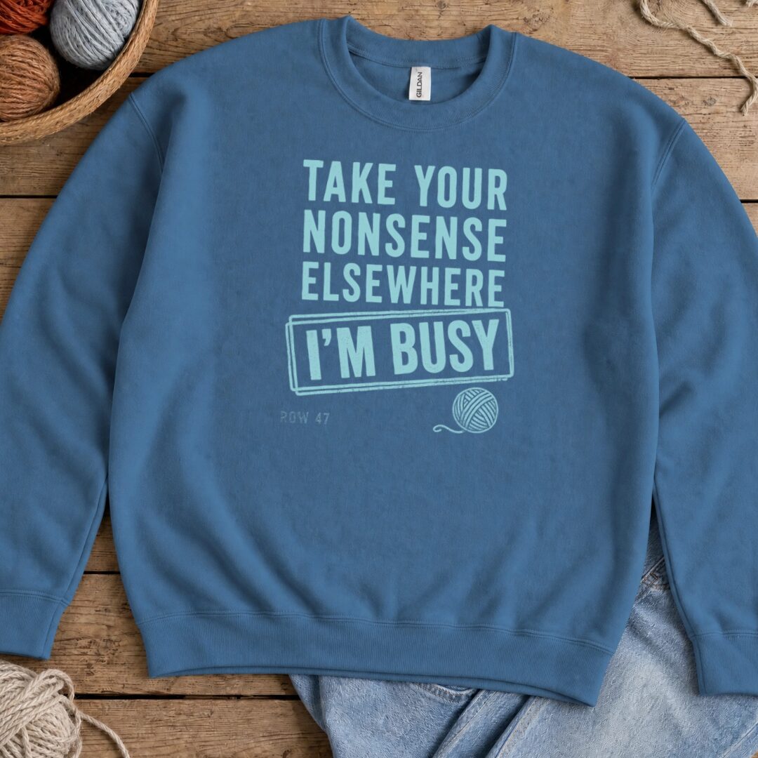 Nonsense Indigo Blue Sweatshirt.jpg
