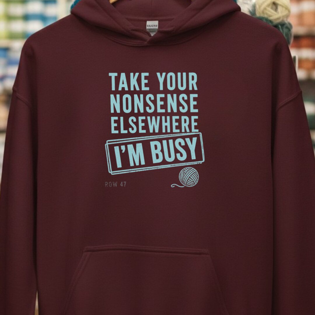 Nonsense Maroon Hoodie.jpg