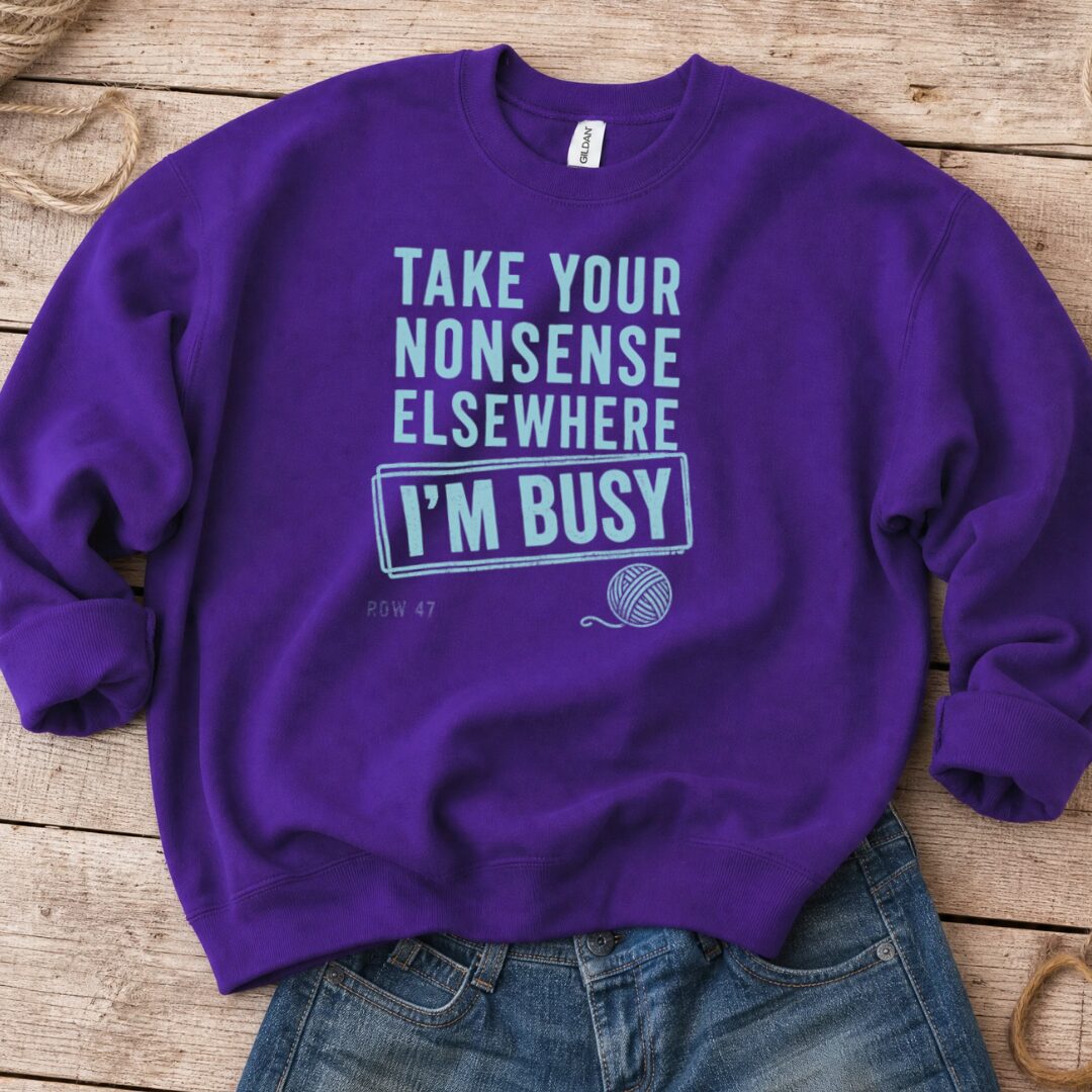 Nonsense Purple Sweatshirt.jpg