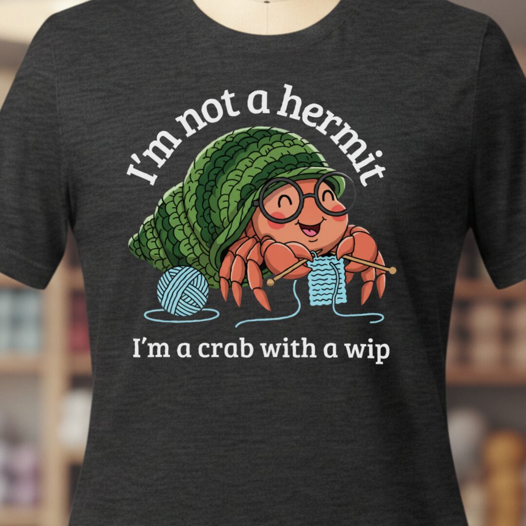 Not A Hermit T-Shirt Dark Grey t-shirt