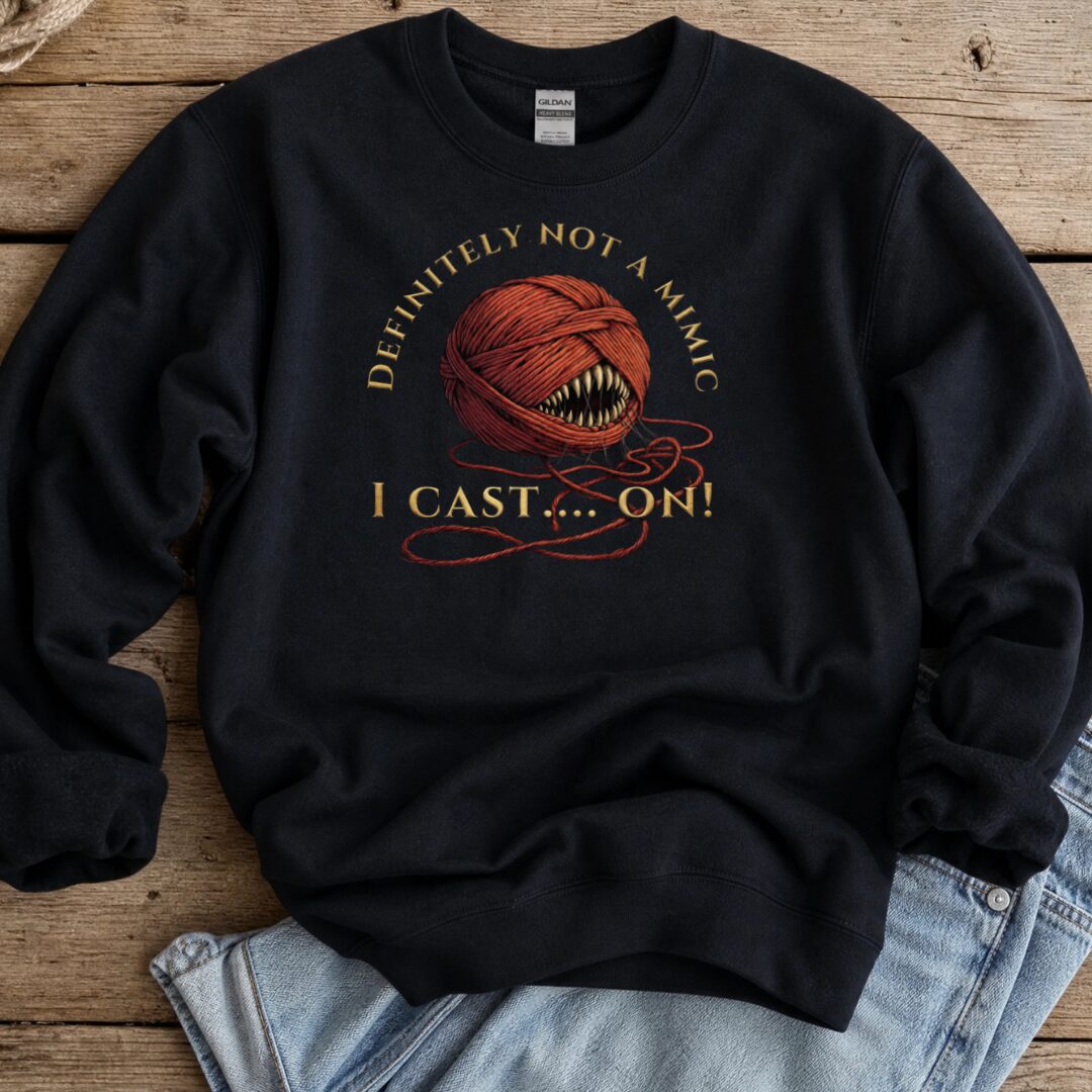 Not A Mimic Sweatshirt Black t-shirt