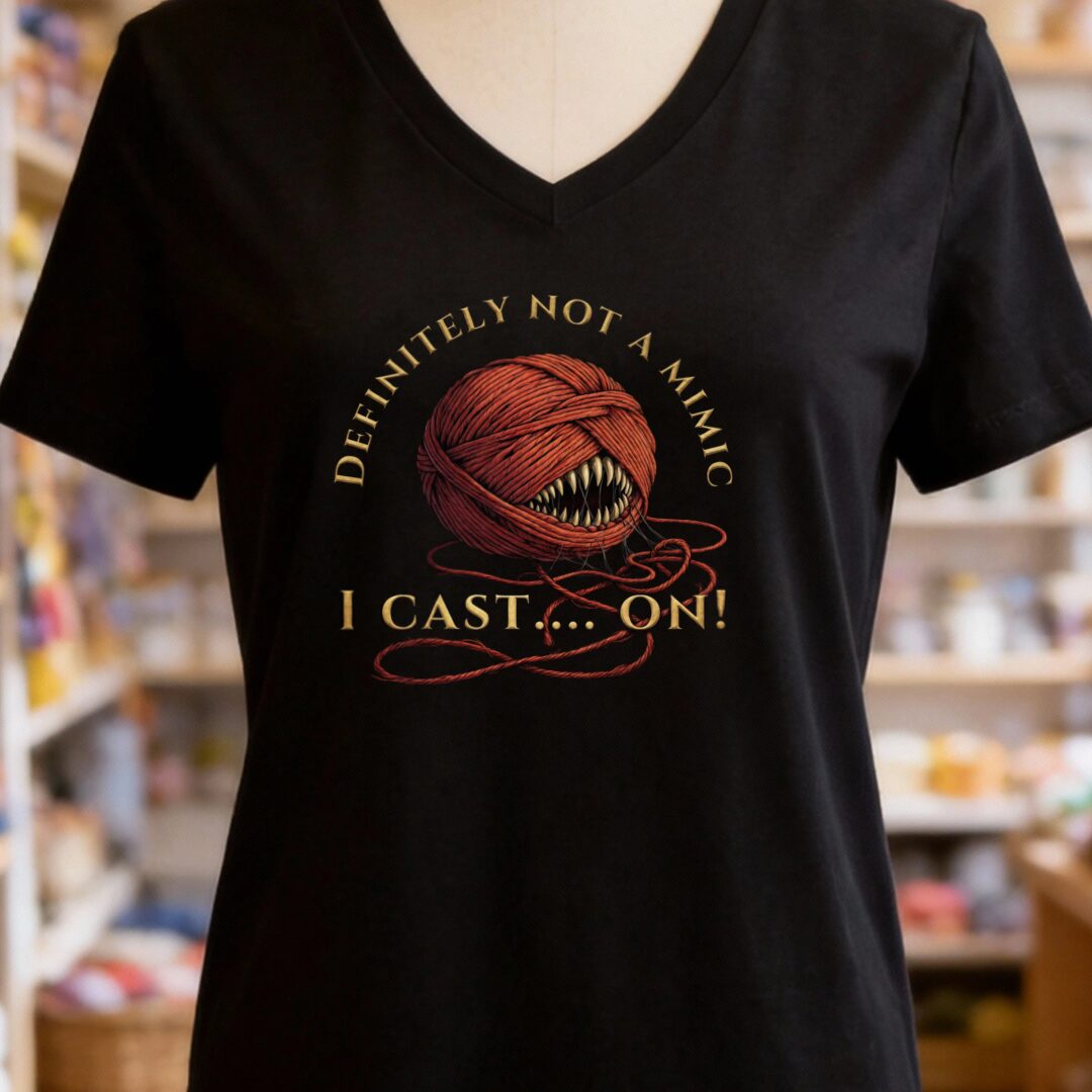 Not A Mimic V-Neck T-Shirt Black t-shirt