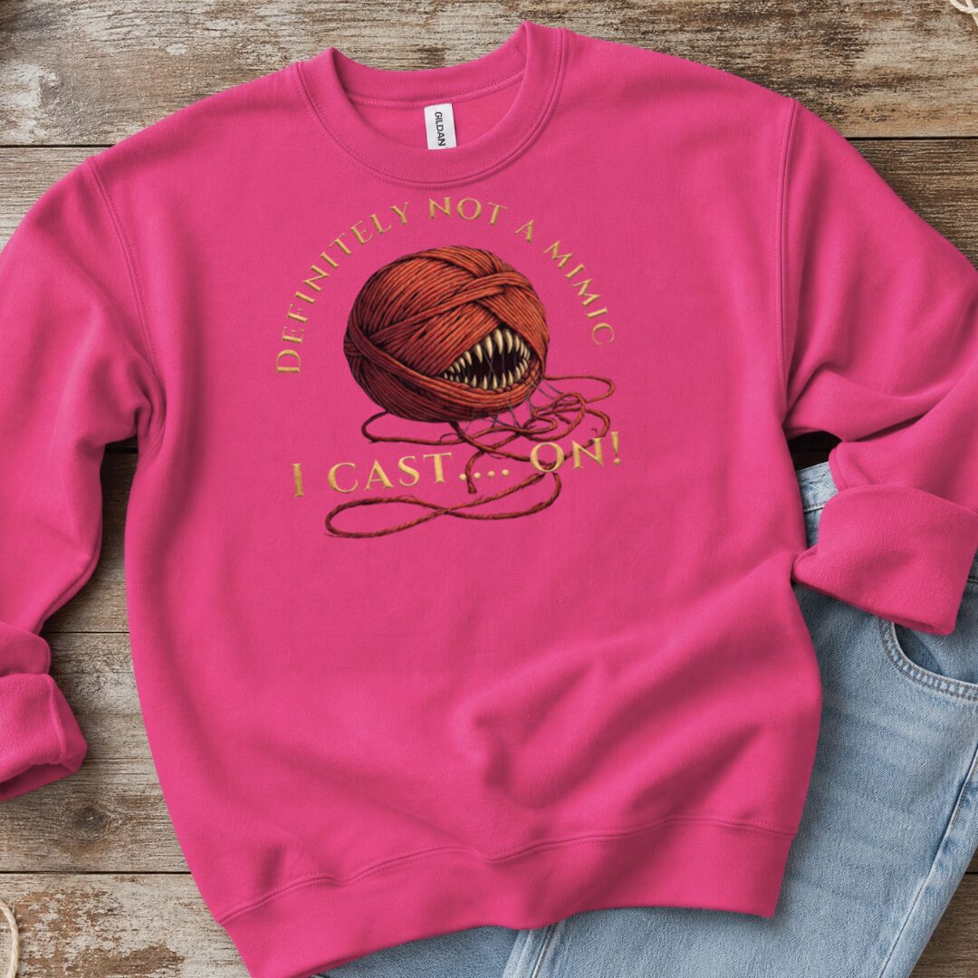Not A Mimic Sweatshirt Bright Pink t-shirt