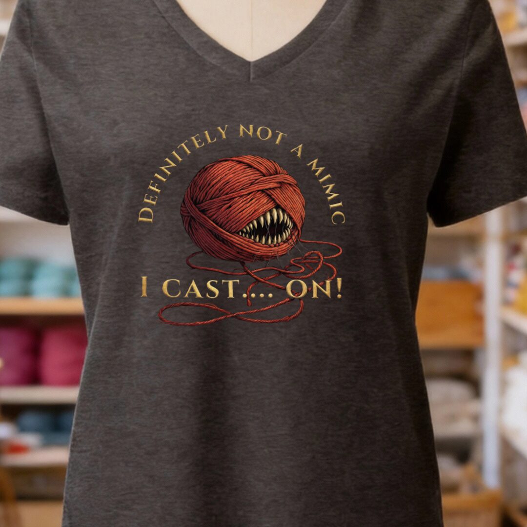 Not A Mimic V-Neck T-Shirt Dark Grey t-shirt