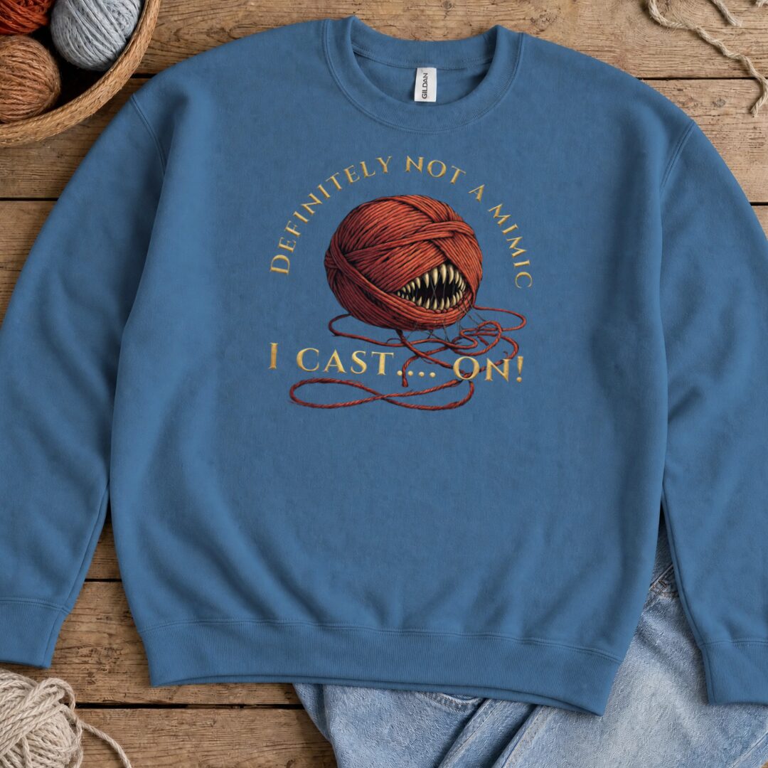 Not A Mimic Sweatshirt Indigo Blue t-shirt