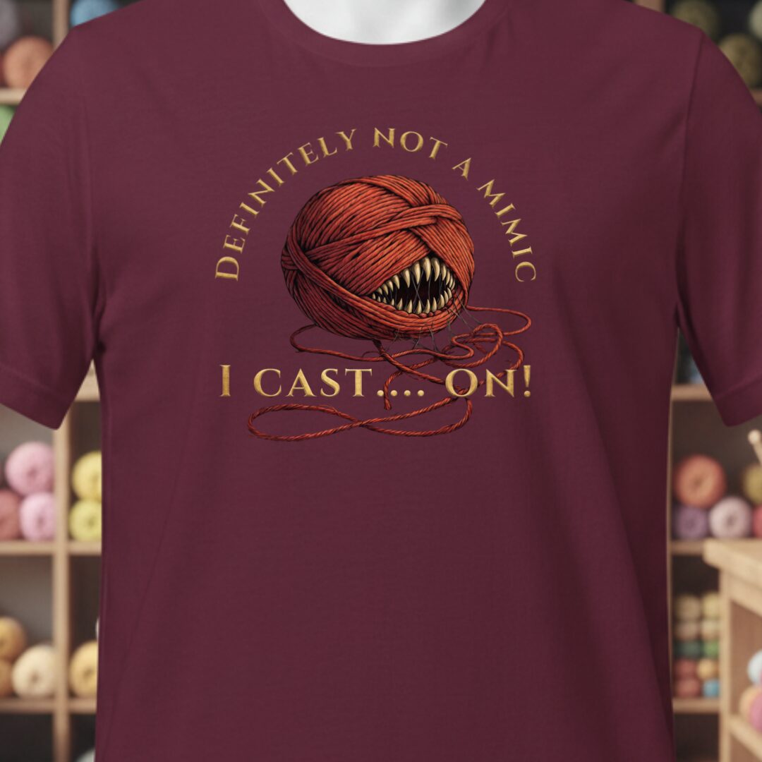 Not A Mimic T-Shirt Maroon t-shirt