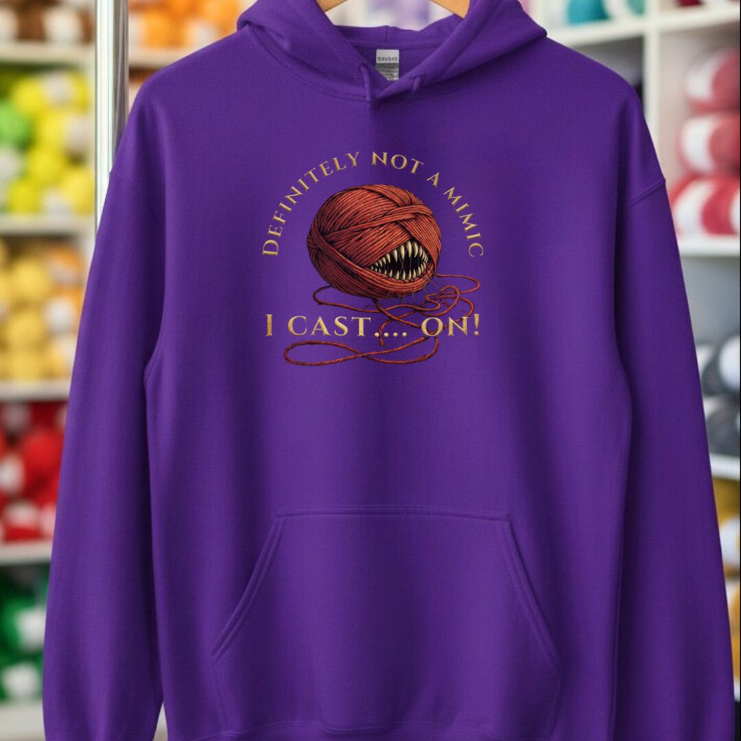 Not A Mimic Hoodie Purple t-shirt