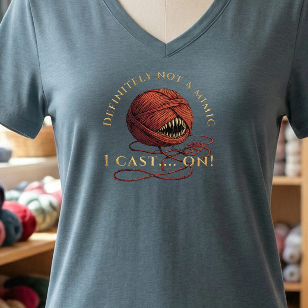 Not A Mimic V-Neck T-Shirt Slate t-shirt