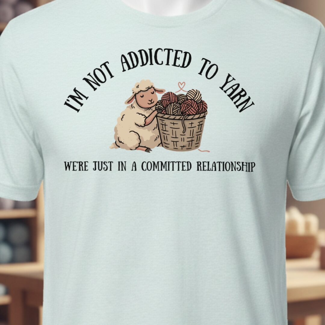 Not Addicted Ice Blue T-Shirt.jpg