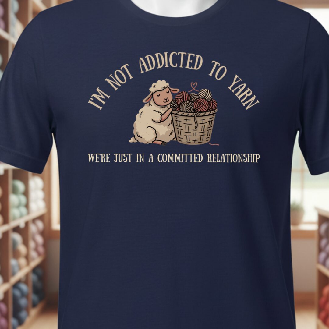 Not Addicted Navy T-Shirt.jpg