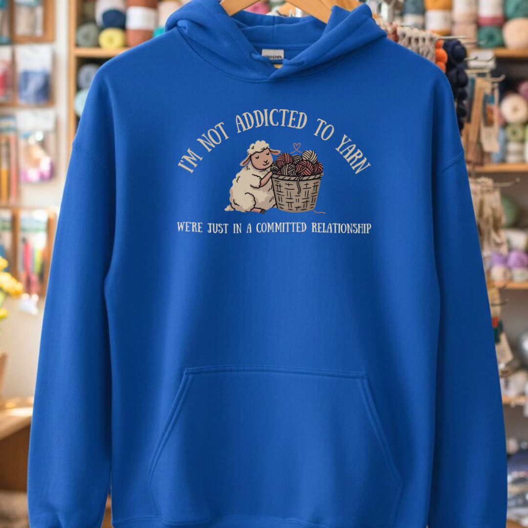 Not Addicted Royal Hoodie.jpg