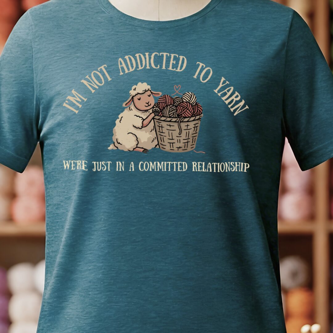 Not Addicted Teal Blue T-Shirt.jpg