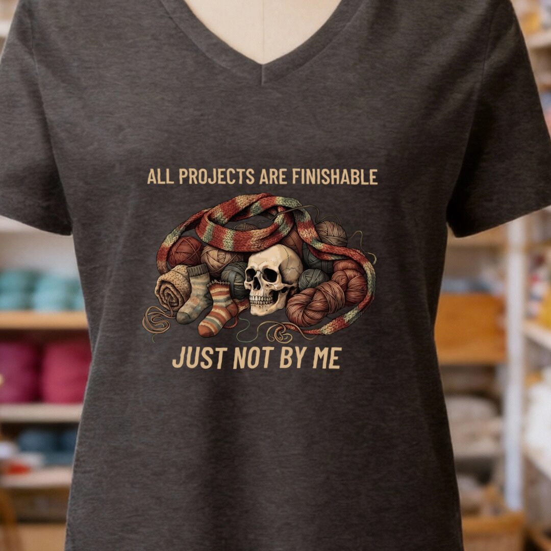 Not By Me Dark Grey V Neck.jpg