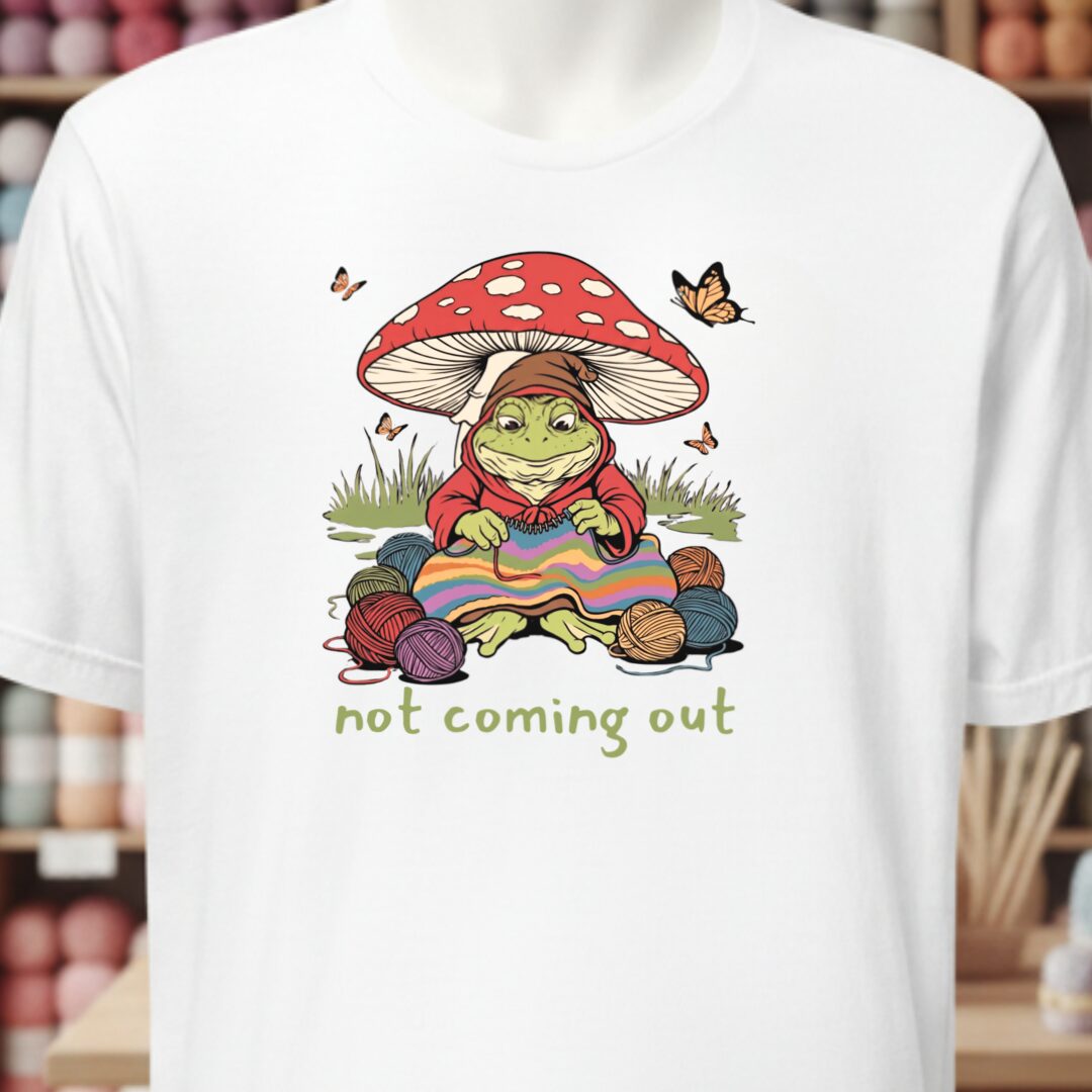 Not Coming Out T-Shirt White t-shirt