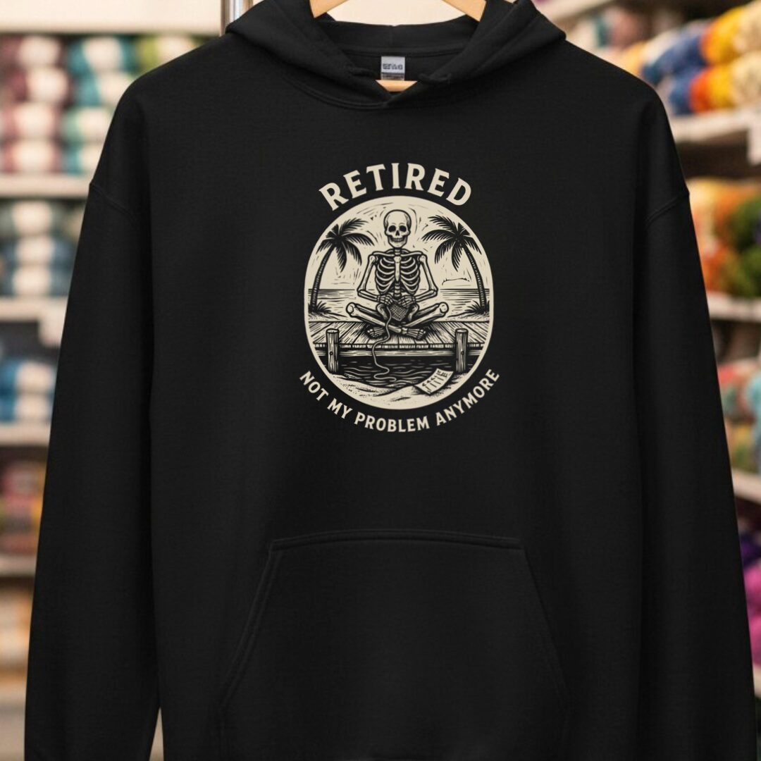 Not My Problem Black Hoodie.jpg