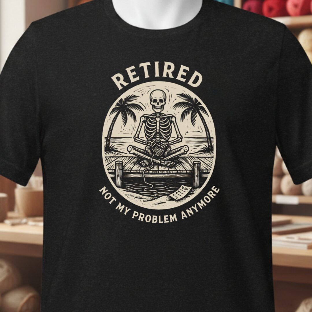 Not My Problem Black T-Shirt.jpg