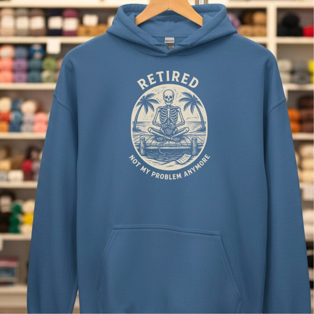 Not My Problem Indigo Blue Hoodie.jpg