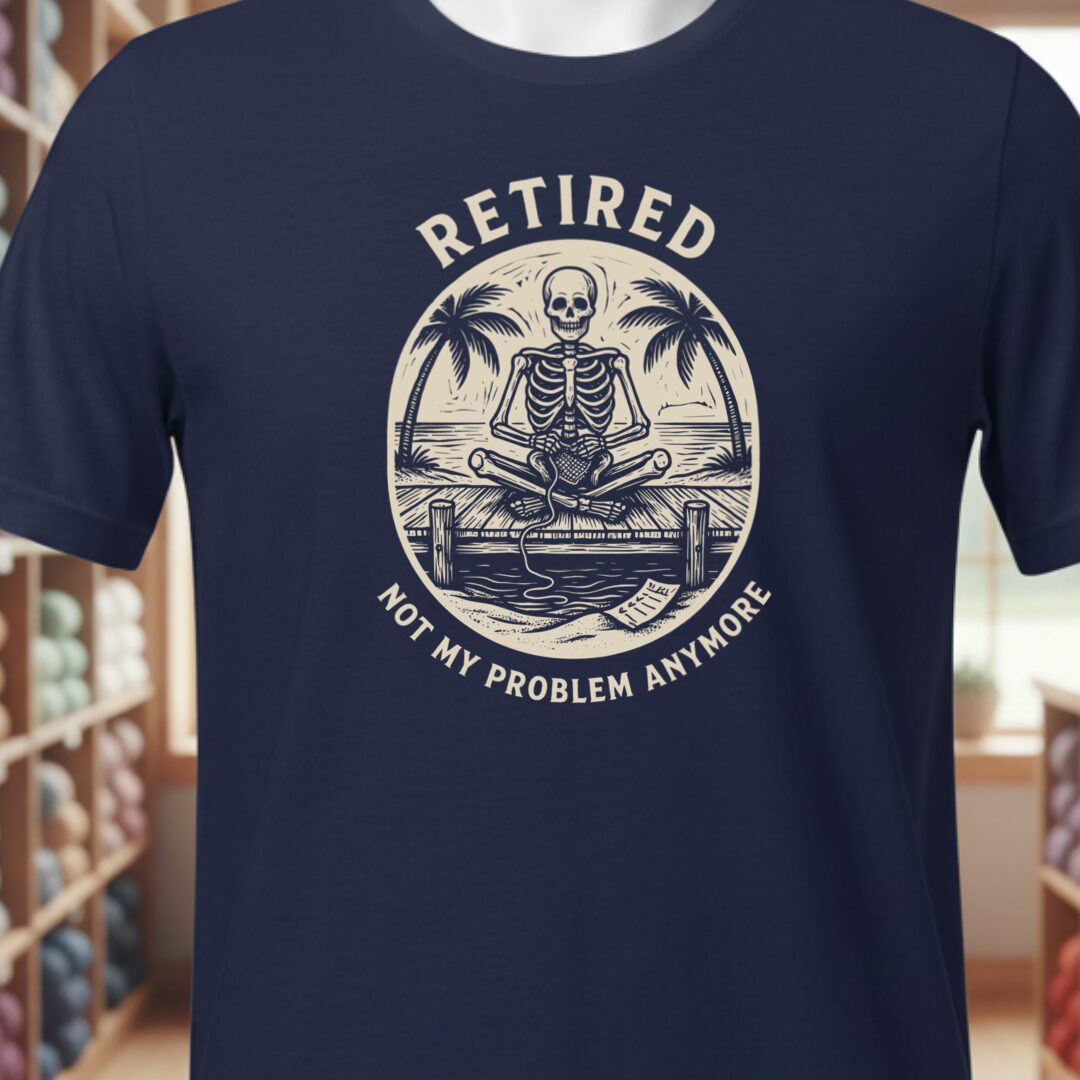 Not My Problem Navy T-Shirt.jpg