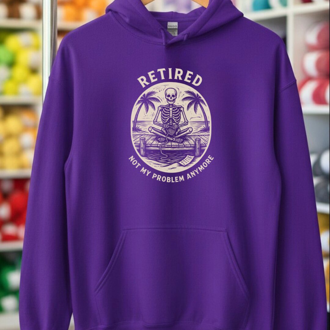 Not My Problem Purple Hoodie.jpg