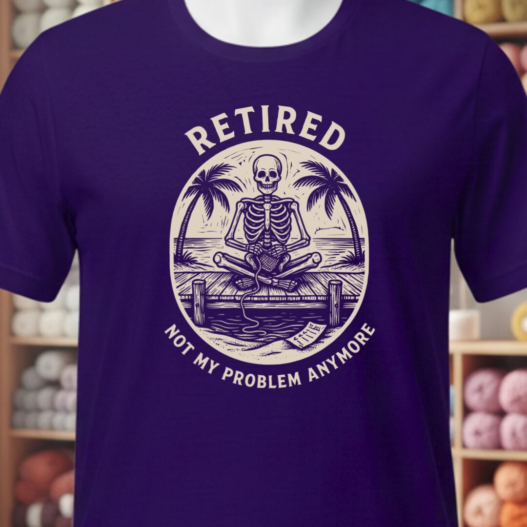 Not My Problem Purple T-Shirt.jpg