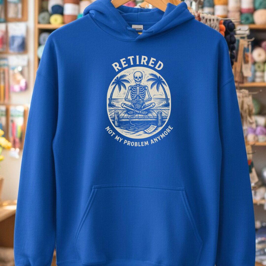 Not My Problem Royal Hoodie.jpg