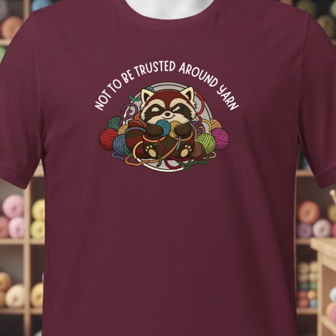 Not To Be Trusted T-Shirt Maroon t-shirt